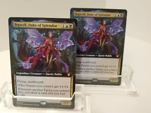 2X Tegwyll, Duke of Splendor Extended Art Commander: Wilds of Eldraine #39 MTG - Picture 1 of 1