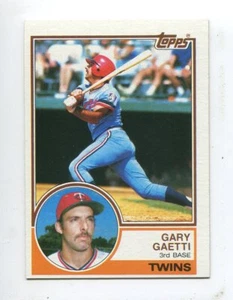 1983 Topps #431 Gary Gaetti Minnesota Twins novato - Imagen 1 de 1