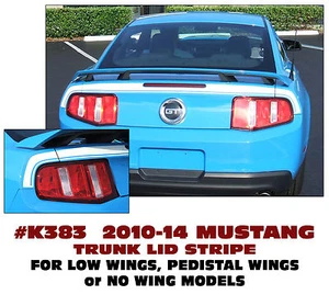 GE-K383 2010-2014 FORD - MUSTANG TRUNK LID STRIPE - DECAL KIT - Bild 1 von 2