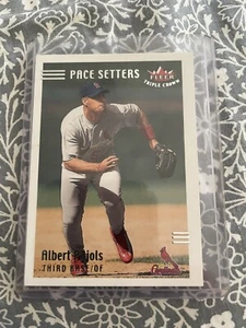 2002 Fleer Triple Crown Albert Pujols Pace Setters #268 Cardinals 2nd year card - Picture 1 of 2