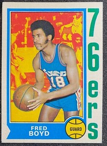 1974-75 Topps Basketball Fred Boyd #154 NMMT