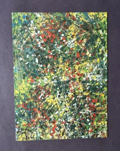 Jean-Paul Riopelle "Robe of Stars" Mounted offset Color Lithograph  1991 - Picture 1 of 3