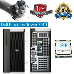 Dell Precision 7910 10-CORE Xeon E5-2650v3 2.30GHz 64GB DDR4 240GB SSD + 6TB HDD - Picture 1 of 9