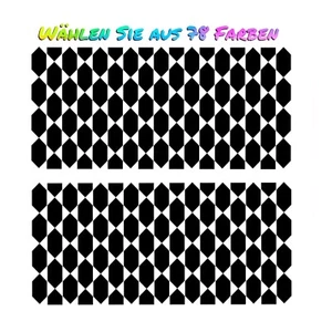2x Waben lang Camo hexagon set 152 Stück Aufkleber 60x30cm tuning Folie Auto - Bild 1 von 4