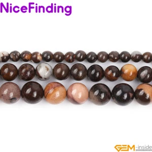 Brown Australia Outback Jasper Natural Round Jewelry Making Beads 15" 6mm 8mm - Picture 1 of 30
