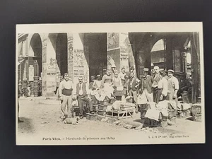CPA 75 PARIS 1er - PARIS VÉCU - Marchands de primeurs aux Halles - Imagen 1 de 2