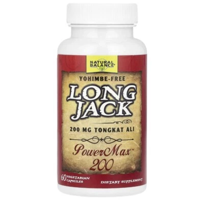 Natural Balance Long Jack PowerMax™200 mg 60 cápsulas vegetarianas Foto 1 de 3