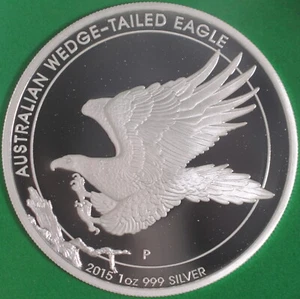2015P Australia Dollar Proof Silver Wedge Tailed Eagle - Bild 1 von 5
