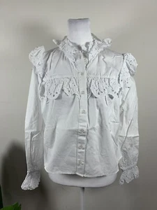 The Shirt by Rochelle Behrens Womens Long Sleeve Blouse, Size XS - Picture 1 of 9
