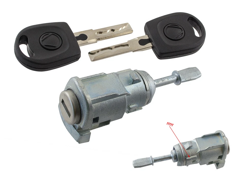 SERRATURA CILINDRETTO PORTA ANTERIORE SINISTRA PER VW GOLF IV BORA - Imagen 1 de 1