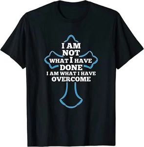 NEW! Christian Recovery Alcoholic AA Narcotic NA Anonymous T-Shirt - MADE IN USA - Picture 1 of 12