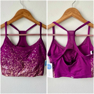 Sujetador deportivo de entrenamiento Marika Sparks Phlox oro rosa para mujer talla XS extraíble Foto 1 de 4