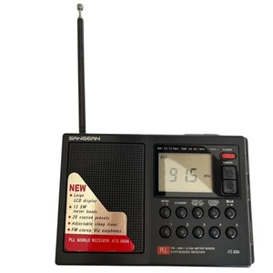 Sangean ATS-800A FM/SW World Band Receiver Radio New In Open Box Vintage - Zdjęcie 1 z 17