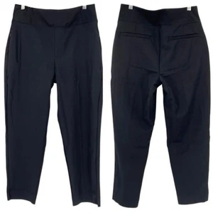 Kirkland's Knöchelhose neu ohne Etikett groß schwarz Vier-Wege-Stretch Reißverschluss Tasche - Bild 1 von 3