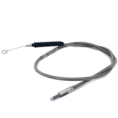Cable de embrague de acero inoxidable Softail FLHT para Harley Dyna Road King Street Glide Foto 1 de 4