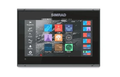Simrad GO9 XSE 9" MFD w/ Transducer & C-MAP Discover Charts - Perfect Combo - Image 1 of 4