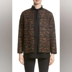 Lafayette 148 New York Alexa Tweed Noppenjacke mit Reißverschluss in Medium - Bild 1 von 9