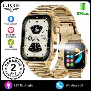 Montre Connectée SmartWatch Intelligente Android iOS Lampe de Poche Camping - Imagen 1 de 12