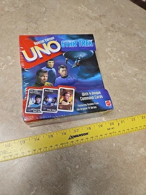 1999 Star Trek Original Series Special Edition Uno Card Game by Mattel Sealed - Image 1 of 4