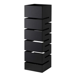 Baroni Home Portaombrelli Design Moderno Porta Ombrelli in Metallo Nero - Foto 1 di 7