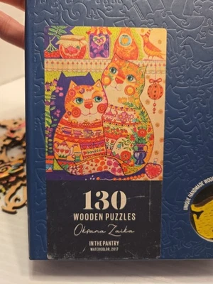 Rompecabezas de madera Davici gatos - En la despensa - 130 piezas Oksana Zaika  Foto 1 de 4