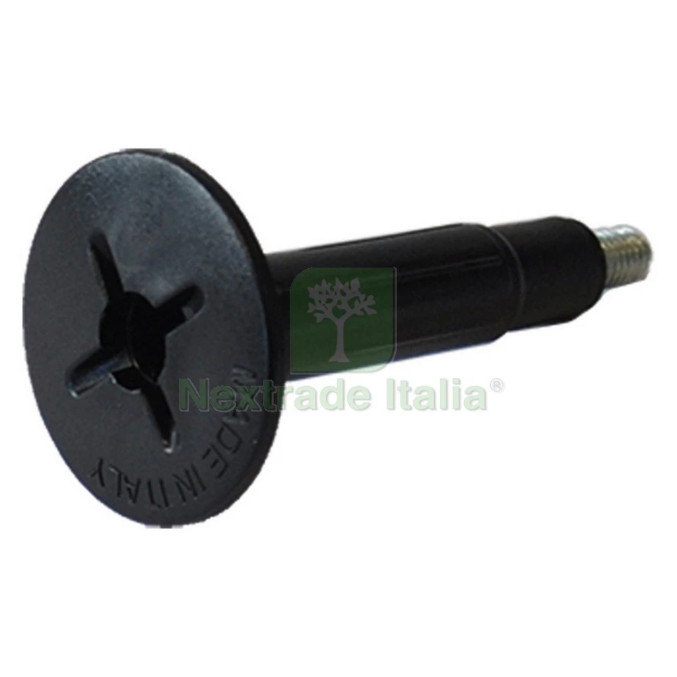 1PZ PERNO FILETTATO PER AVVOLGITUBO A CARRELLO 'DROP' M 6: - Immagine 1 di 1