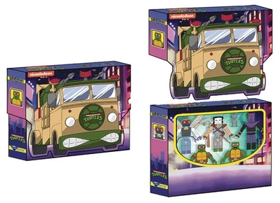 Juego de caja de lujo Teenage Mutant Ninja Turtles: Party Wagon Minimates Foto 1 de 4