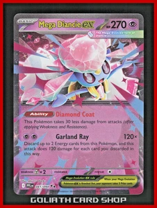 Mega Diancie ex 041/094 - Me02: Phantasmal Flames Pokémon TCG - NM - Picture 1 of 3