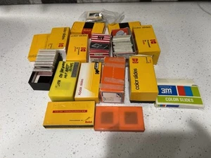 Vintage 3mm Slides And Movie Lot. Multiple Families, Art, Etc. *READ* - Picture 1 of 21