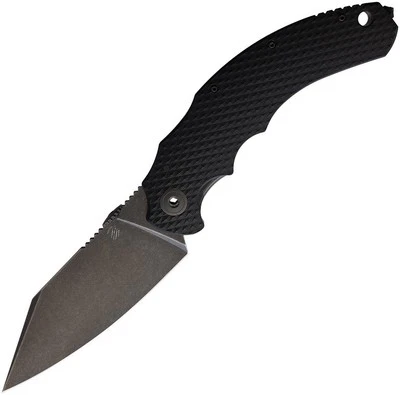 Bastinelli Creations Big Dragotac Framelock DARK SW M390 Black G10 Folding Knife - Image 1 of 3