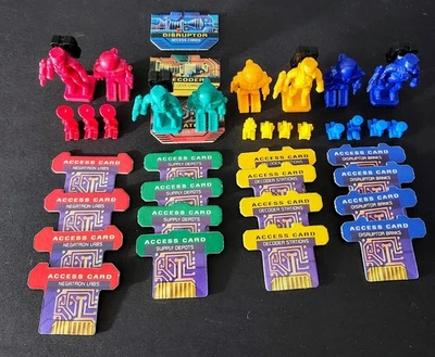 1992 the omega virus board game robots/droids/cards only. - Image 1 of 4