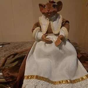 Katherine's Collection Wayne Kleski 14" Sweet Mouse Doll Figurine Shelf Sitter - Picture 1 of 11