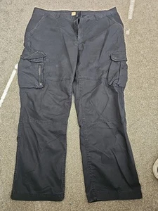 M&S North Coat Navy Cargo W42 31L - Picture 1 of 4