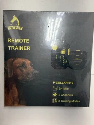 PATPET Shock Collar for Medium Large Dog(15-150Lbs) - 3/4 Mile Range E Collar, D