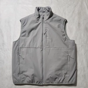 J CREW Vest Mens xl Gray Full Zip Performance Jacket Lightweight zipper - Picture 1 of 21