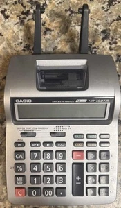 Casio HR-100TM Desktop Printing Calculator 12 Digit Tax Exchange W/ Power cord - Picture 1 of 2