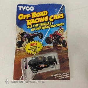 Tyco Off Road Racing Rac'n slot car #49 noir scellé sur carte 1987 - Photo 1/12