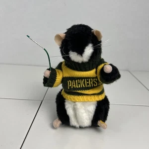 Animatronic Stinktier mit Green Bay Packers Trikot, Flagge fehlt. 7" It Dances. - Bild 1 von 7