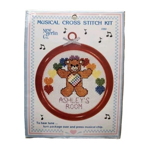 New Berlin Co. Musical Cross Stitch Kit #2302 Nursery Children's Bedroom BNIP - Picture 1 of 2