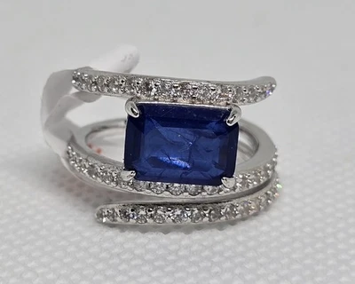 Bomb Party .925 Sterling Silver Ring RBP6640 'Whimsical Wonders' Sapphire Size 6 - Image 1 of 4