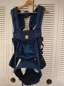 Lillie Lilliebaby Blue Strapped Baby Carrier Adjustable - Picture 1 of 10