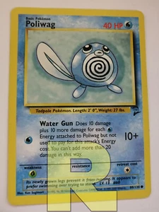 Poliwag ® Base Set 2 88/130 ® Comune ® Pokemon ® Inglese ® Good+ - Picture 1 of 2