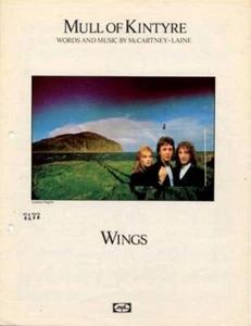 Wings Paul McCartney Mull Of Kintyre 1977 Sheet Music - Picture 1 of 1