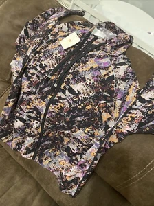 Fabletics Jacket Womens M Hoodie Windbreaker Sunray Venus Full Zip Active - Picture 1 of 4