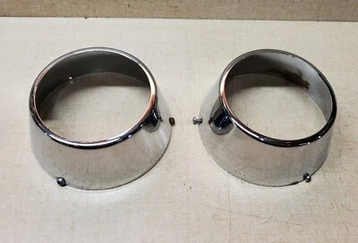 CUBIERTAS DE CALIBRE CROMADAS HARLEY DAVIDSON NIPPON DENSO FXR XLH SPORTSTER XR1000 XLS Foto 1 de 4