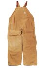 Vintage Carhartt Workwear Dungarees Made In Usa | 48W X 30L | Work Overalls 52Ah