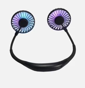Hands-Free Rechargeable Neck Fan with Long Battery Life - Portable and Wearable - Picture 1 of 6