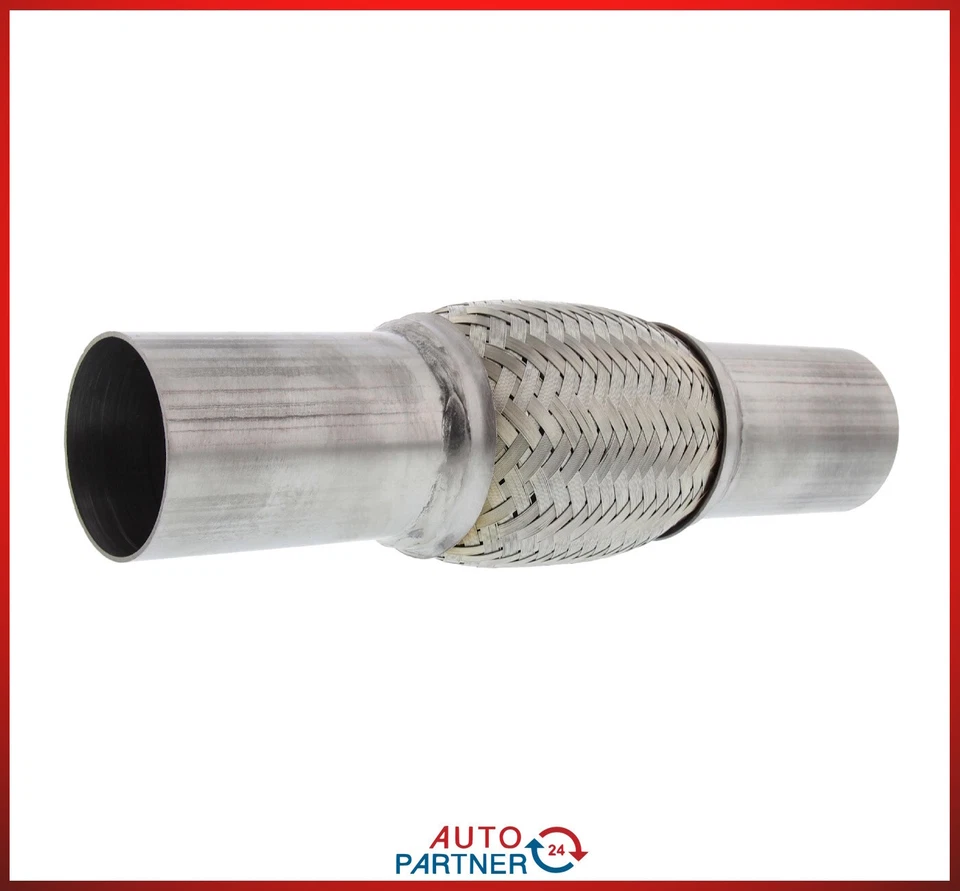 Universal Edelstahl Flexrohr INTERLOCK Ø 60 mm/ LÄNGE 120 mm/GESAMTLÄNGE 300 mm✩ - Bild 1 von 1