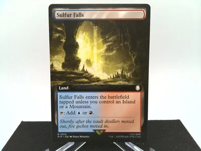 Sulfur Falls 0512 Extended Art Universes Beyond: Fallout PIP MTG Magic - Image 1 of 2