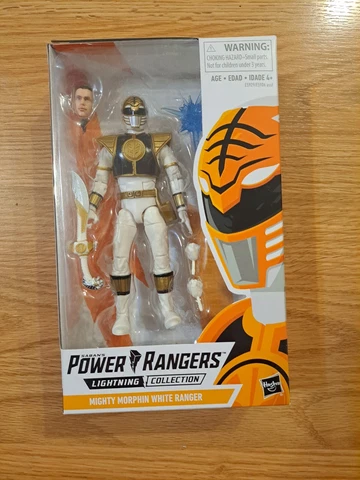 Power Rangers Lightning Collection Mighty Morphin White Ranger Tomm Cover
